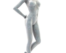 rendu 3D femme nacrée poses artistiques